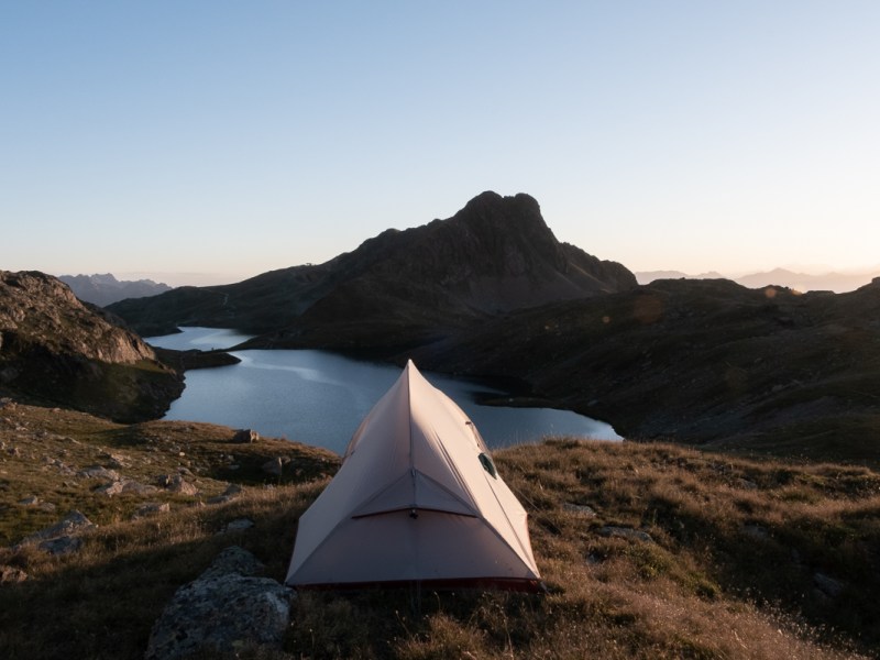 Bivouac facile proche d&rsquo;un lac : itinéraire 2&nbsp;jours