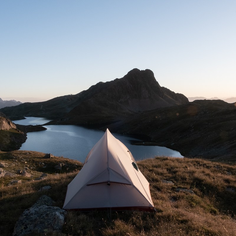 Bivouac facile proche d&rsquo;un lac : itinéraire 2&nbsp;jours