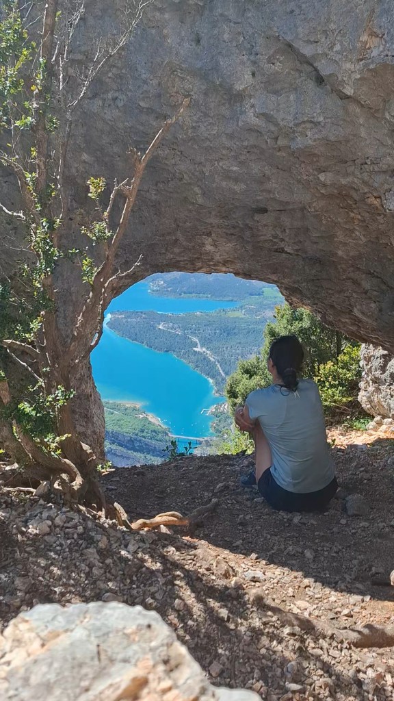trou de l'aigle dans le verdon, randonnée difficile mais beau point de vue
