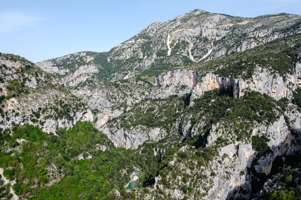 falaises du verdon impressionnantes au printemps