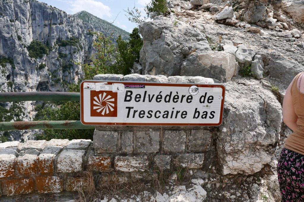 Belvédère sur la route des crètes dans le verson