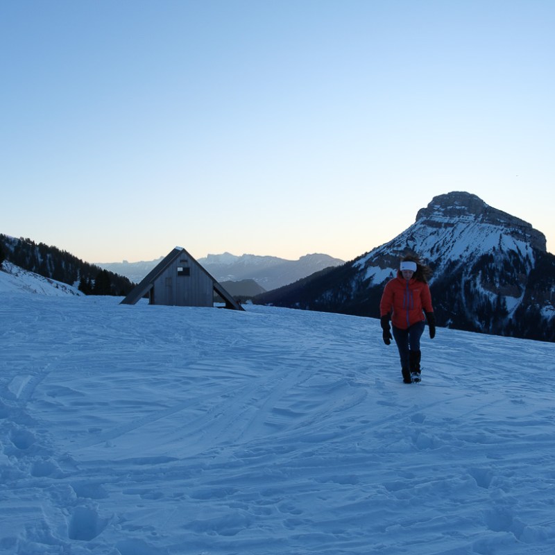 Randonnée raquettes à Pravouta : sortie neige en&nbsp;Chartreuse