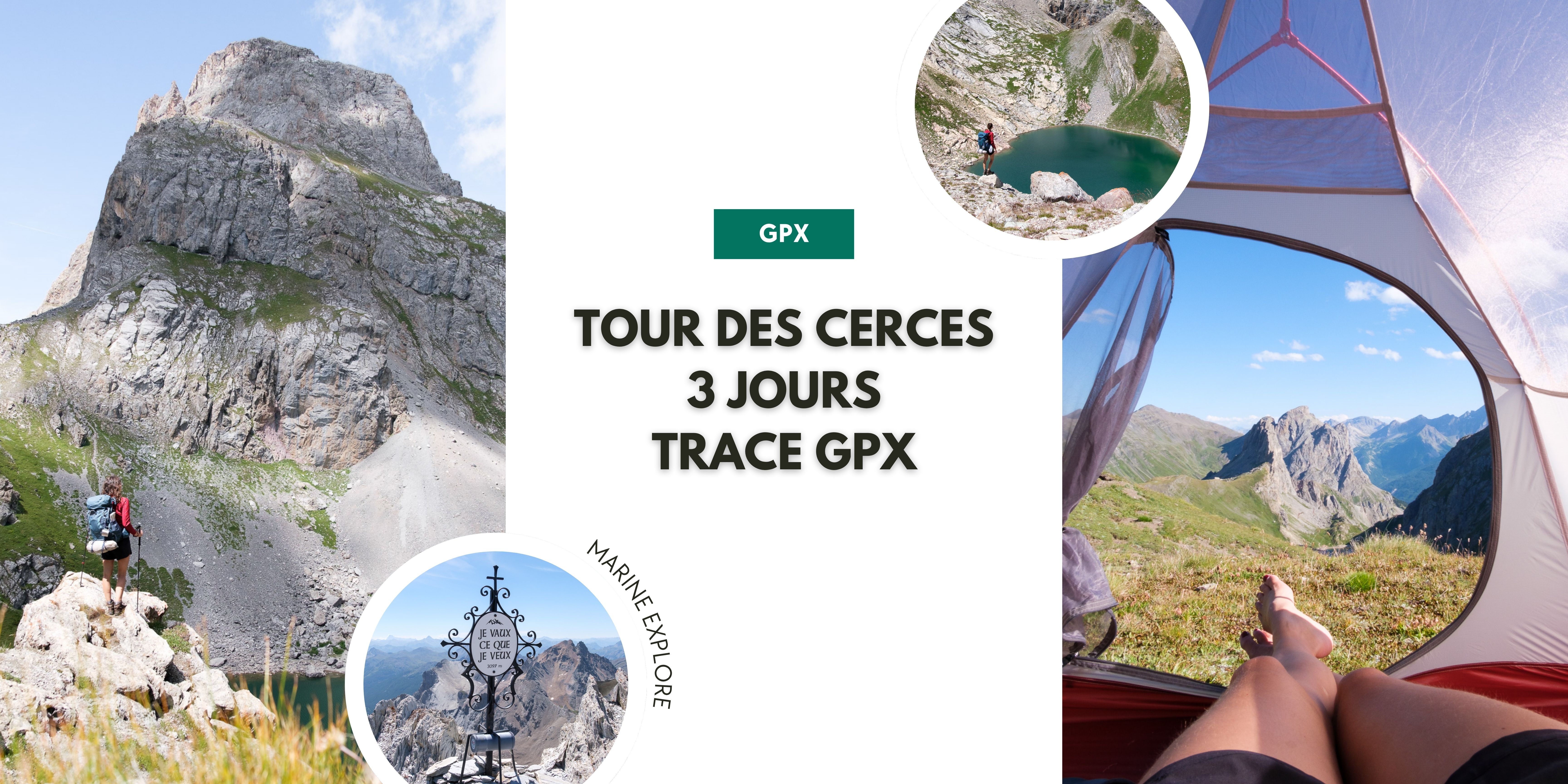 Tracé gpx tour des Cerces